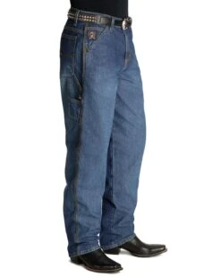 Cinch Men's Blue Label Tapered Loose Fit Jeans -Clothing Sale Store 010788 L3 P2
