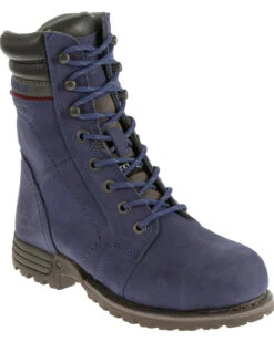 Caterpillar Women's Purple Echo Waterproof Work Boots - Steel Toe