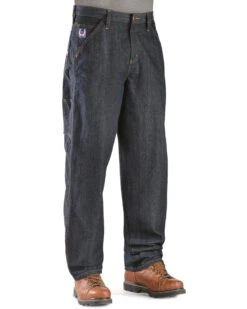 Cinch Men's Blue Label Carpenter WRX Flame Resistant Jeans - 38" Inseam -Clothing Sale Store 086N84 S2 P2