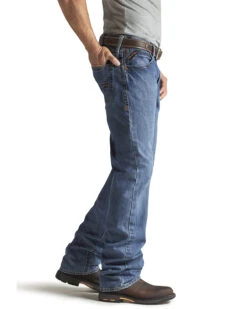 Ariat Men's FR M3 Medium Wash Loose Basic Stackable Straight Leg Jean -Clothing Sale Store 086P41 7030 P3