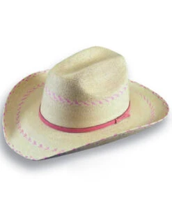 Atwood Hat Co Girls' Pinto Palm Leaf Cowgirl Hat