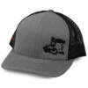 Oil Field Hats Men's Heather Sniper Pig Embroidered Mesh-Back Ball Cap