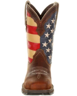 Durango Women's Lady Rebel Patriotic Flag Work Boots - Steel Toe -Clothing Sale Store 2000273957 200 P5