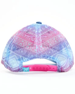 RopeSmart Little Girls' Denim Southwestern Print Mesh-Back Ball Cap -Clothing Sale Store 2000278800 400 P3