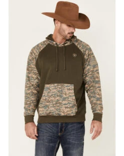 Ariat Men's Camo Patriot Hooded Sweatshirt