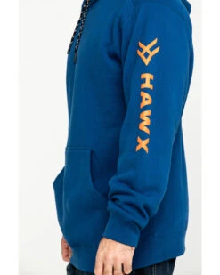 Hawx Men's Logo Sleeve Performance Fleece Hooded Work Sweatshirt -Clothing Sale Store 2000284116 400 P4