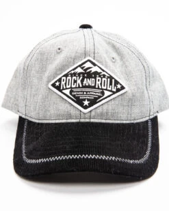 Rock & Roll Cowboy Men's Mountain Logo Patch Cap -Clothing Sale Store 2000290025 020 P4