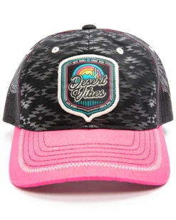 Rock & Roll Denim Men's Desert Vibes Logo Southwestern Cap -Clothing Sale Store 2000290026 001 P4