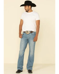 Cody James Men's Hamshackle Light Wash Stretch Relaxed Boot Jeans -Clothing Sale Store 2000295747 400 P5