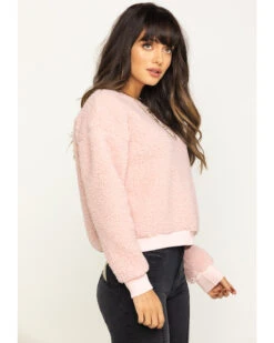 Eyeshadow Women's Fuzzy Sweatshirt -Clothing Sale Store 2000313198 650 P3