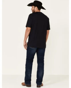 Cinch Men's Ian Rinse Dark Performance Stretch Slim Bootcut Jeans -Clothing Sale Store 2000330782 402 P3