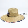 Cody James Men's USA Strong Lifeguard Straw Sun Hat