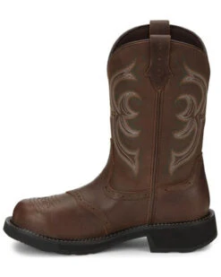 Justin Women's Wanette Waterproof Western Work Boots - Steel Toe -Clothing Sale Store 2000340880 200 P3
