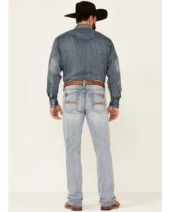Cody James Core Men's Ringo Light Wash Performance Stretch Stackable Straight Jeans -Clothing Sale Store 2000342678 400 P4