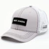Cody James Men's Gray Logo Patch Mesh-Back Flex-Fit Ball Cap