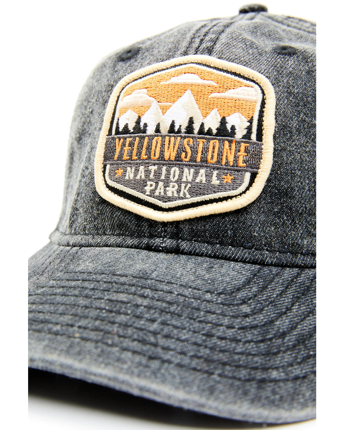 H3 Sportgear Men's Acid Wash Yellowstone National Park Patch Ball Cap 2 H3 Sportgear Men's Acid Wash Yellowstone National Park Patch Ball Cap - Image 2