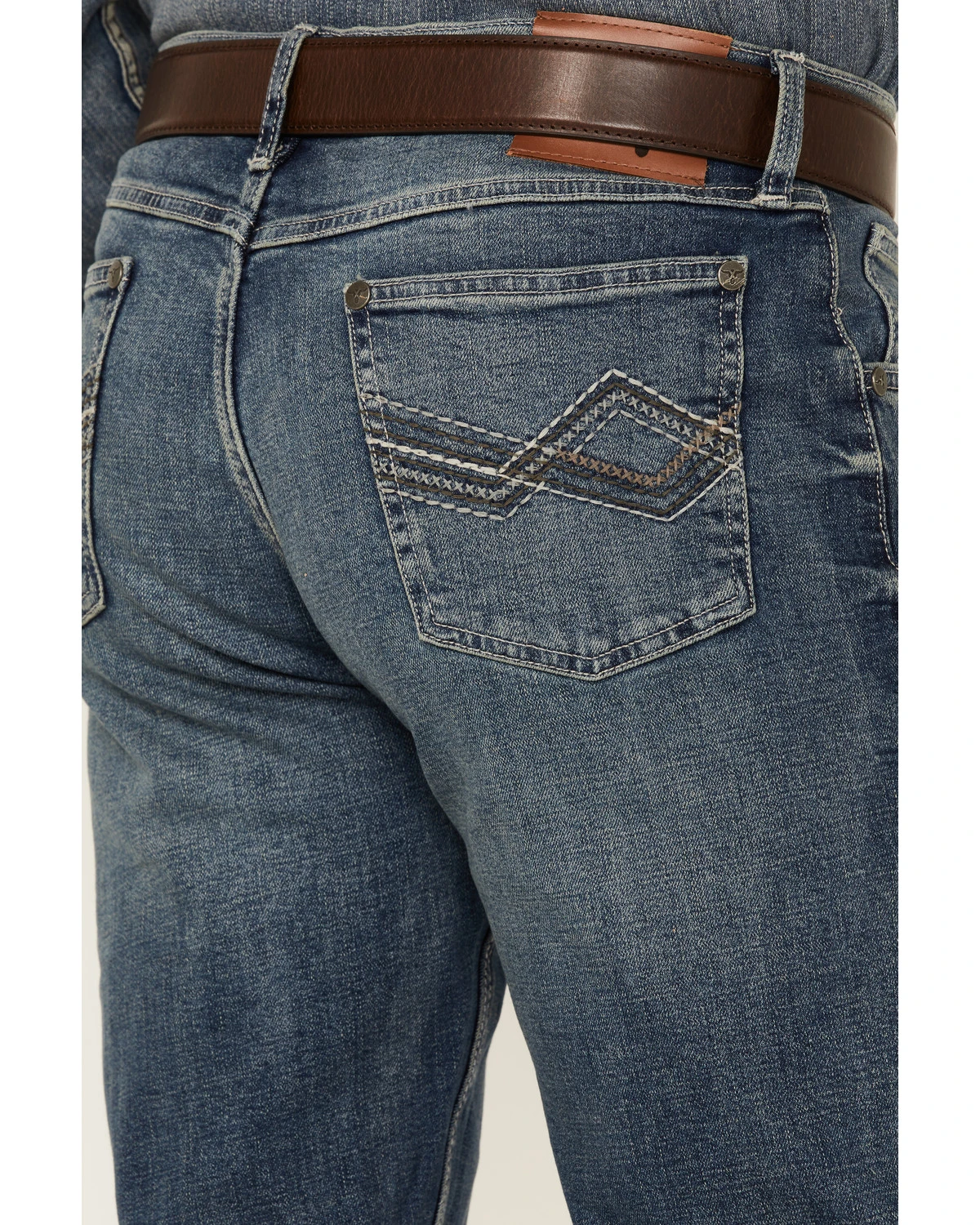 Wrangler 20X Men's No.44 Ember Dark Wash Stretch Slim Straight Jeans 4 Wrangler 20X Men's No.44 Ember Dark Wash Stretch Slim Straight Jeans - Image 4