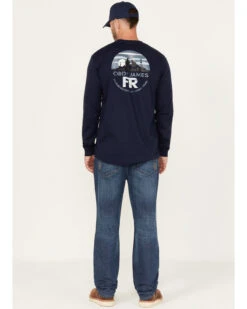 Cody James Men's FR Medium Wash Slim Straight Jeans -Clothing Sale Store 2000348999 400 P3