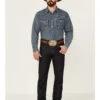 Cody James Men's Heeler Dark Wash Stretch Stackable Straight Leg Jeans