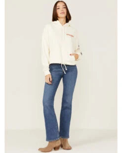 Wrangler Women's Logo Cropped Hoodie -Clothing Sale Store 2000358083 100 P4