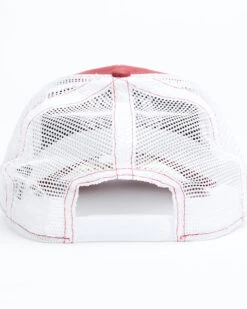 Moonshine Spirit Men's Red Horseshoe Embroidered Mesh-Back Ball Cap -Clothing Sale Store 2000365163 600 P3