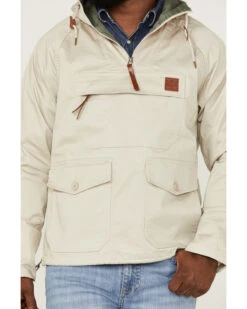 Kimes Ranch Men's Any-Day Sand 1/4 Zip Front Hooded Pullover -Clothing Sale Store 2000367382 295 P3