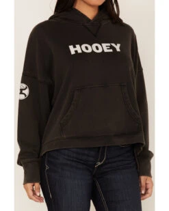 Hooey Women's Logo Graphic Boxy Hoodie -Clothing Sale Store 2000369086 001 P3
