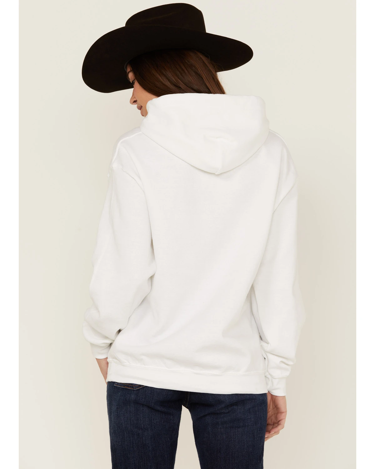 Goodie Two Sleeves Women's You Had Me At Howdy White Graphic Hoodie 3 Goodie Two Sleeves Women's You Had Me At Howdy White Graphic Hoodie - Image 3