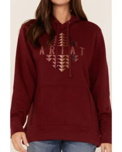 Ariat Women's R.E.A.L. Southwestern Beartooth Logo Graphic Hoodie -Clothing Sale Store 2000371901 600 P3