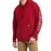 Ariat Men's Rebar Roughneck Skull Graphic Hooded Work Sweatshirt - Big & Tall