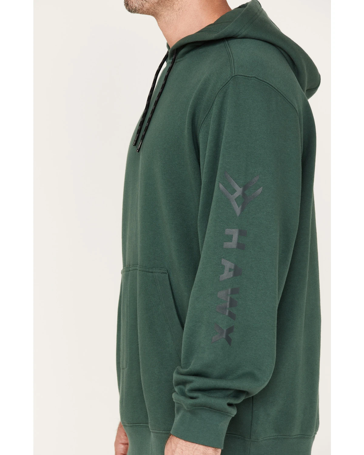 Hawx Men's Primo Logo Graphic Fleece Hooded Work Sweatshirt 3 Hawx Men's Primo Logo Graphic Fleece Hooded Work Sweatshirt - Image 3