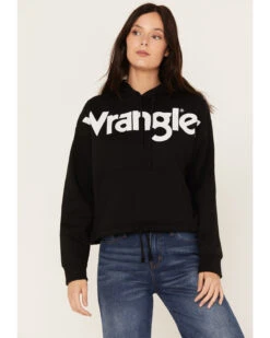 Wrangler Retro Women's Bold Logo Cropped Hoodie