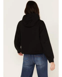 Wrangler Retro Women's Bold Logo Cropped Hoodie -Clothing Sale Store 2000374538 001 P4