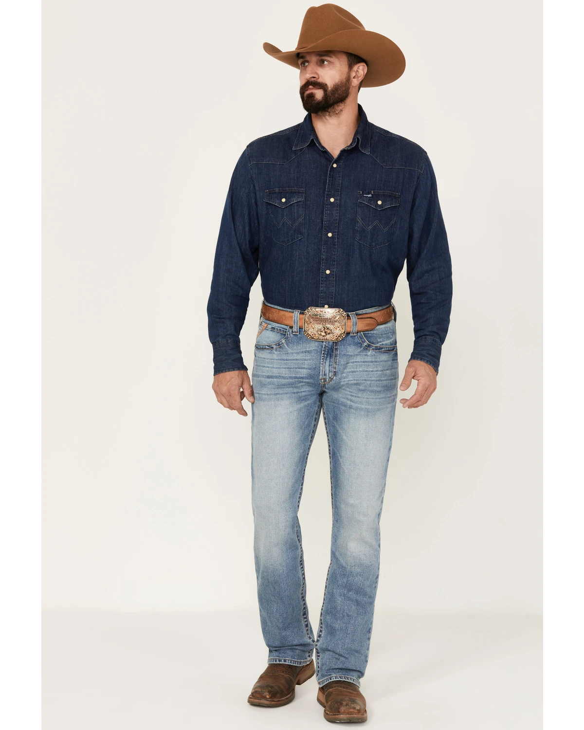 Ariat Men's M4 Relaxed Madera Straight Stretch Denim Jeans 1 Ariat Men's M4 Relaxed Madera Straight Stretch Denim Jeans