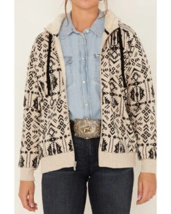 Ariat Women's R.E.A.L. Southwestern Print Sherpa-Lined Zip Hoodie 6 Ariat Women's R.E.A.L. Southwestern Print Sherpa-Lined Zip Hoodie -Clothing Sale Store 2000377705 944 P3