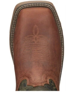 Justin Men's Rush Strike Camo Shaft Leather Pull On Snake Boots - Square Toe -Clothing Sale Store 2000378668 340 P6