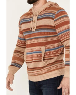 Pendleton Men's Medallion Striped Hooded Pullover -Clothing Sale Store 2000383572 280 P3