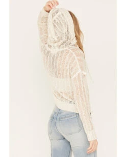 Cleo + Wolf Women's Deep V Hoodie 7 Cleo + Wolf Women's Deep V Hoodie -Clothing Sale Store 2000386710 110 P4